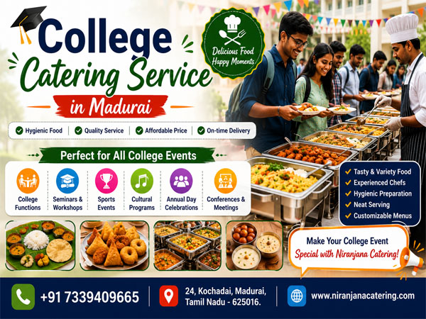 College & School Event Catering Service in Madurai