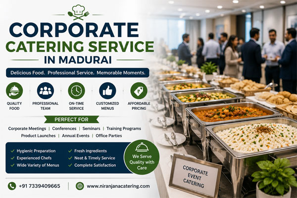 Take away Catering Service in Madurai | Corporate Events Catering Services