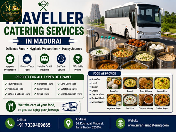 Traveller Catering Services in Madurai