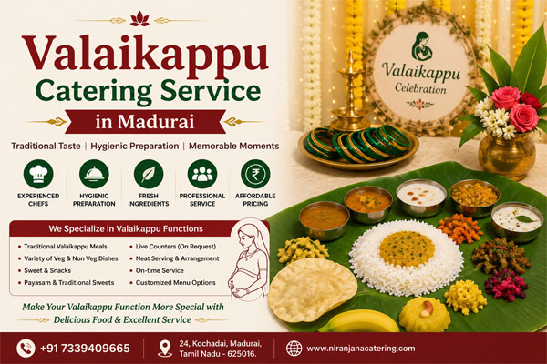 Valaikappu Catering Service in Madurai