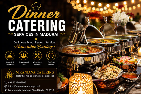 Dinner Catering Services in Madurai, Wedding Catering Service Cost, Birthday Party Catering Service in Madurai
