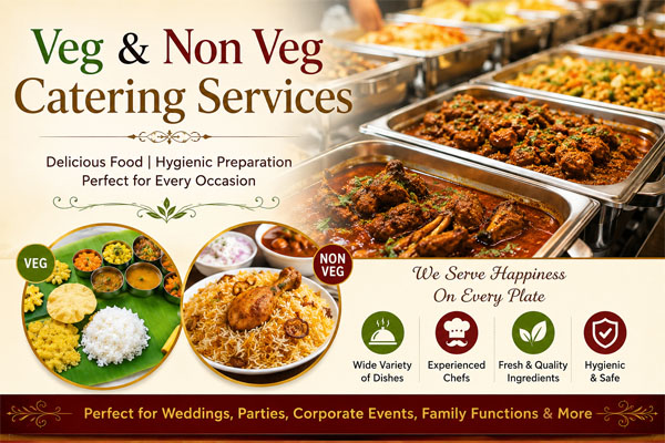 Veg & Non Veg Catering Services, Take away Catering Service in Madurai, Wedding Catering Service in Madurai